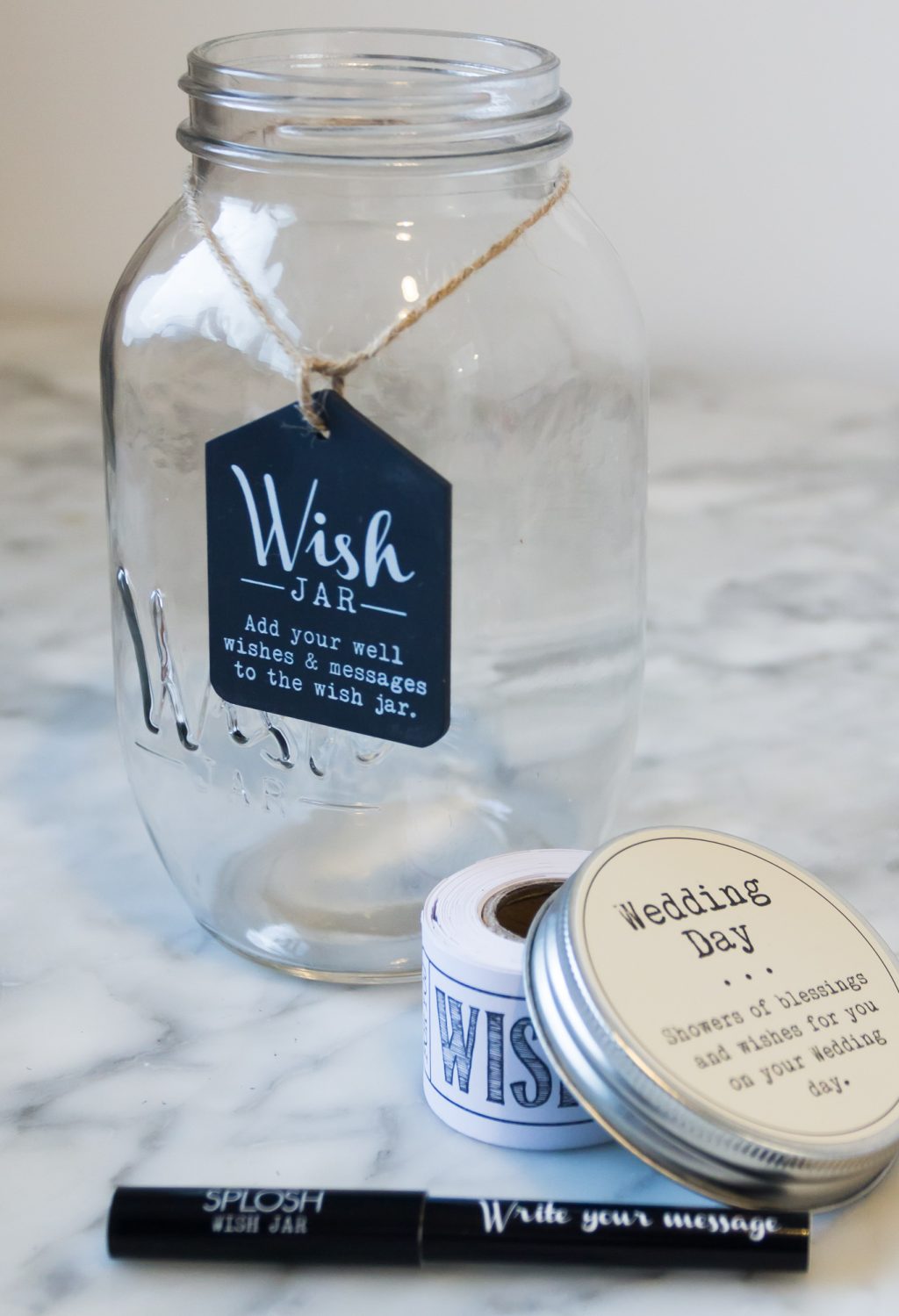 Wedding Wishes - Wedding Wish Jar - Strikeapose